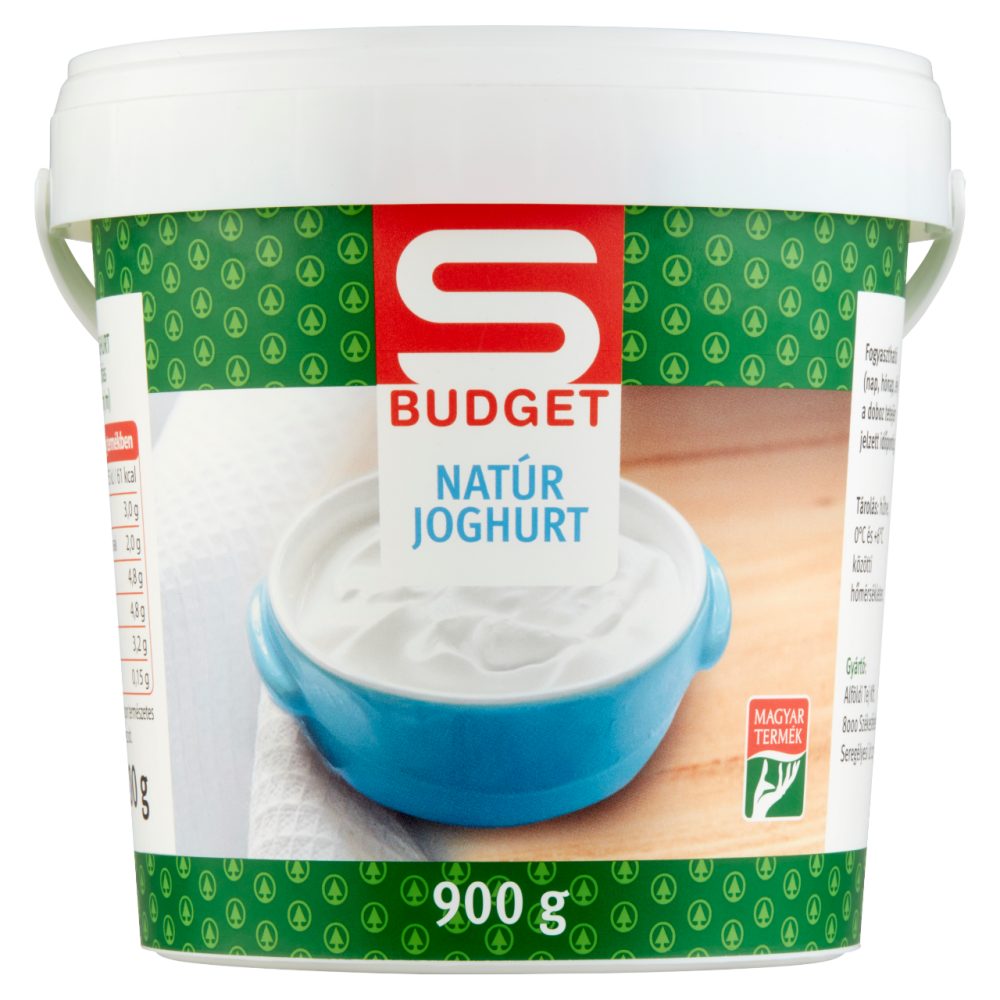 S-Budget natúr joghurt 900g